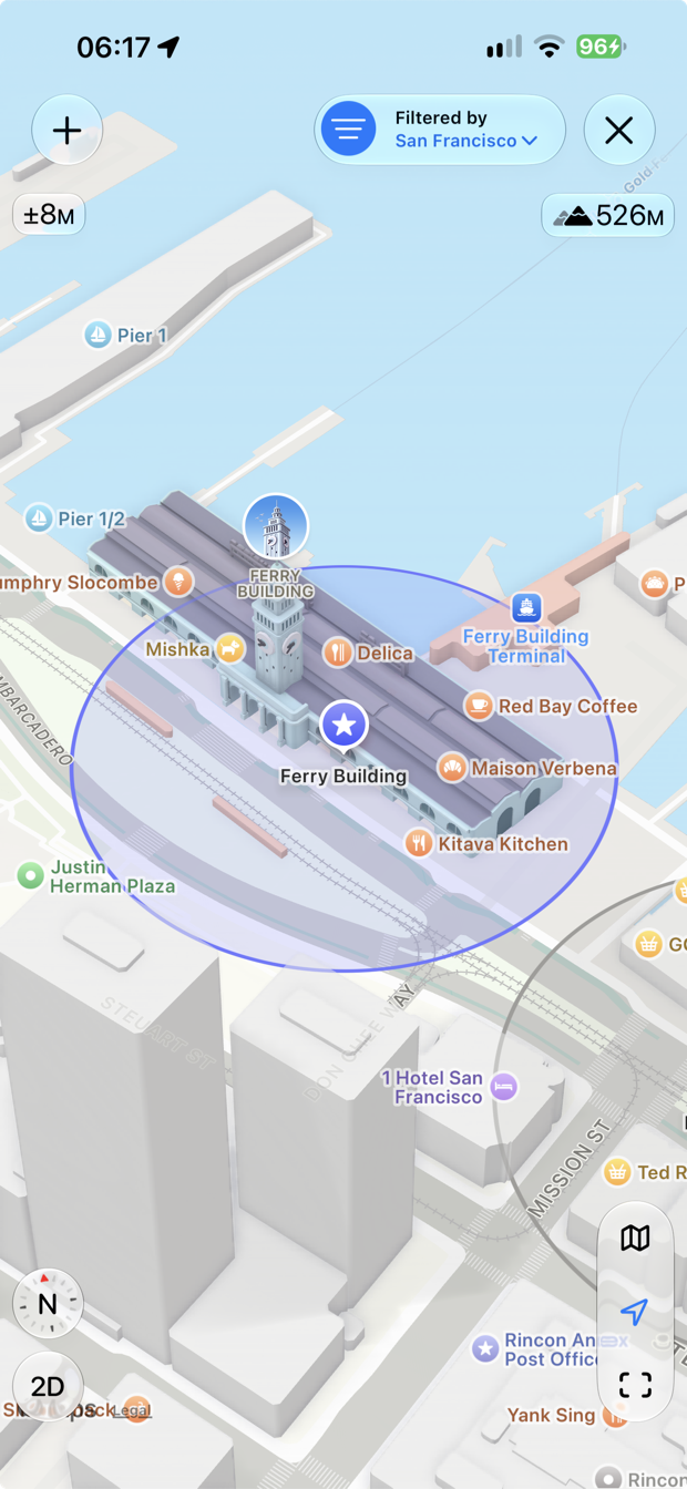 Geofency Kartenansicht