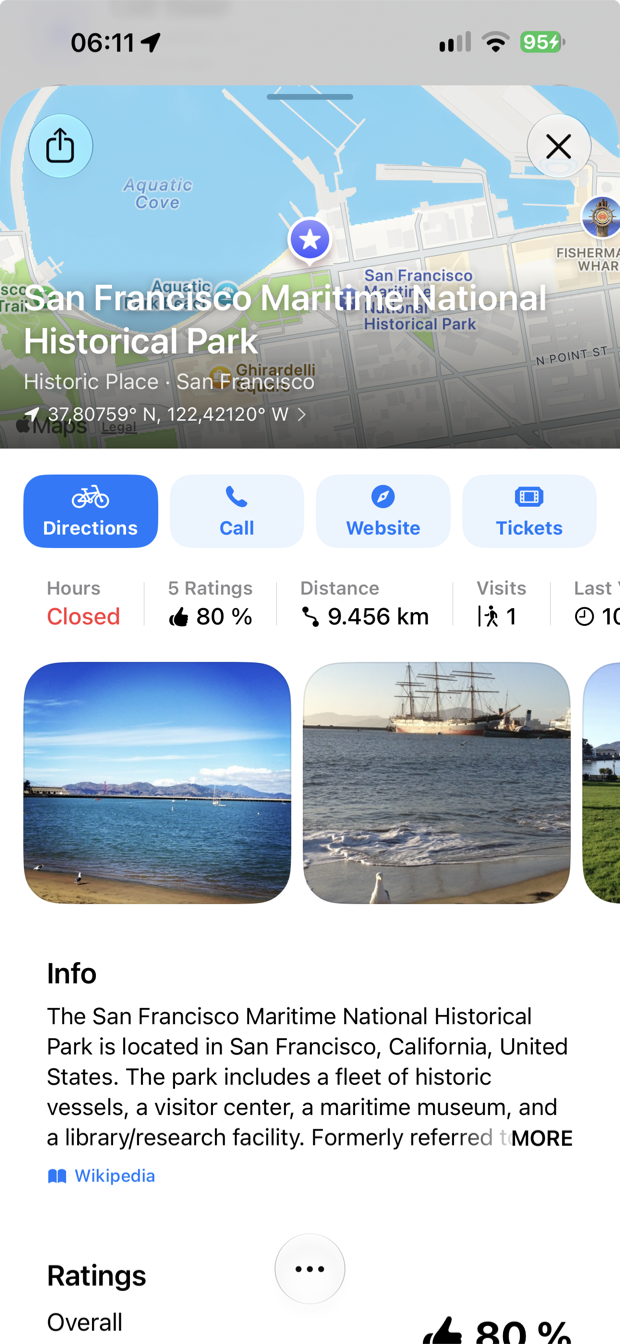 Geofency Ortsdetail-Karte